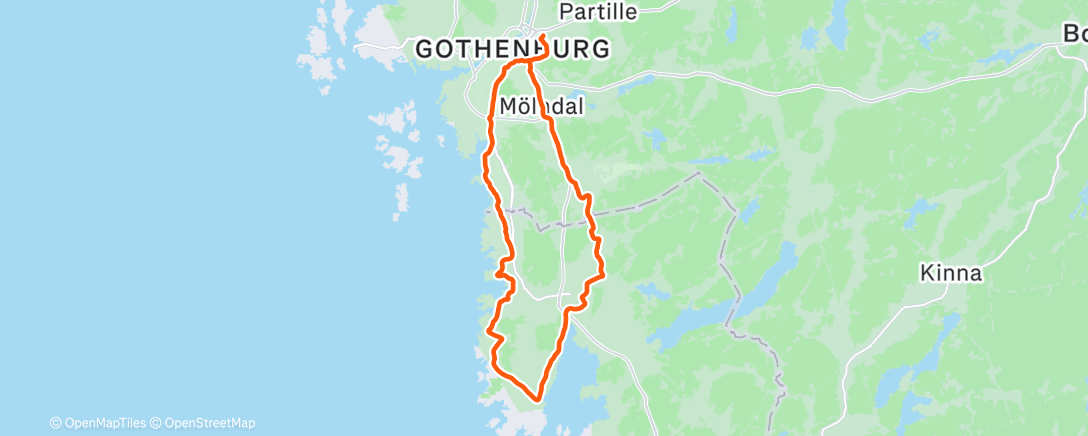 Карта физической активности (Morning Ride)