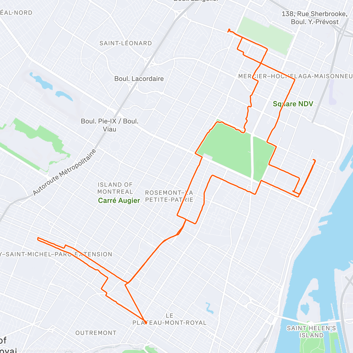 Map of the activity, fck it run it back