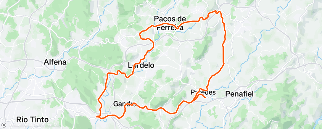 Карта физической активности (Volta de bicicleta matinal)