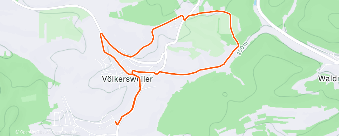 Map of the activity, Weihnachtsläufchen