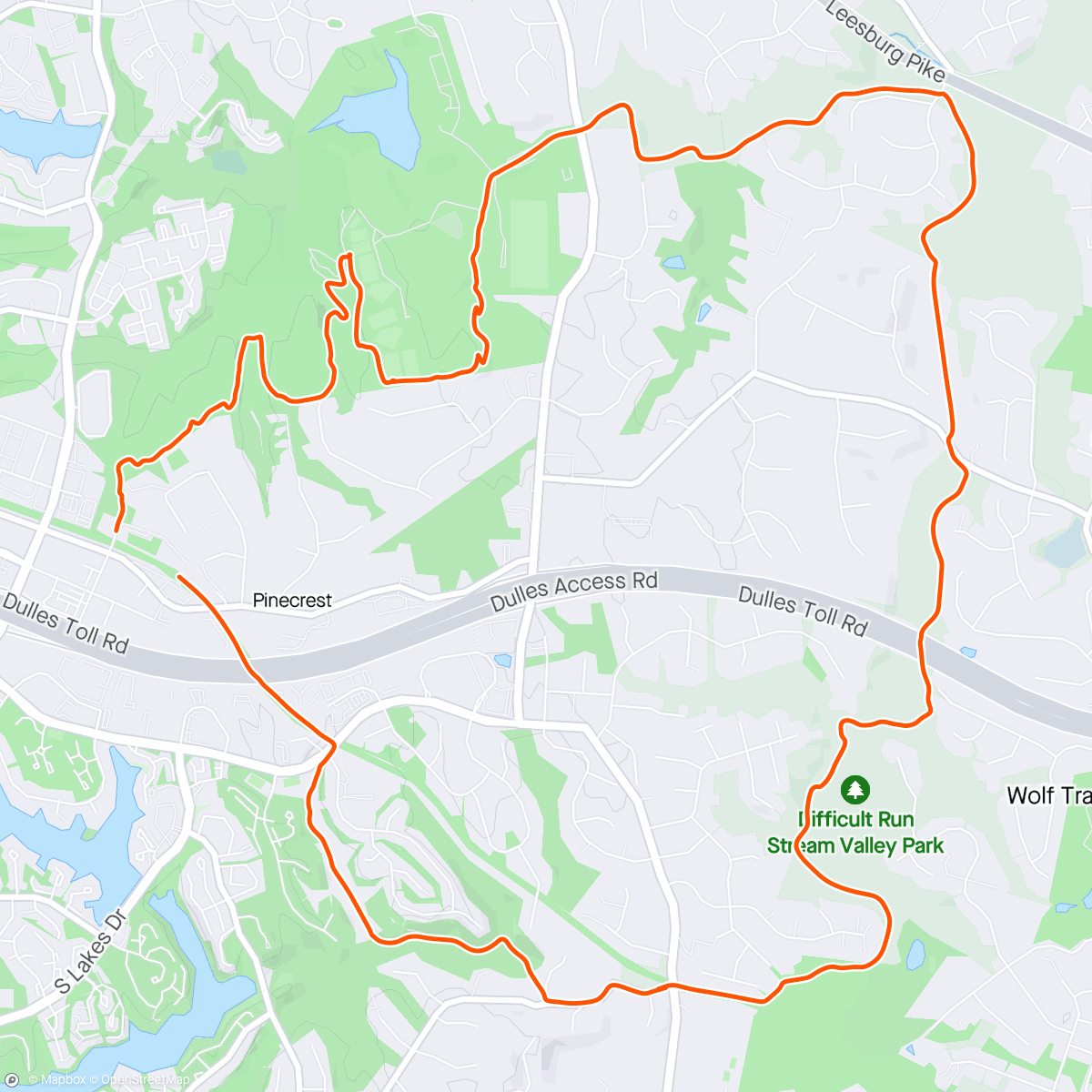 Map of the activity, First MTB ride since October.