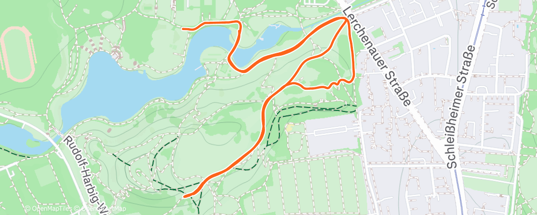 Карта физической активности (Mittagslauf)