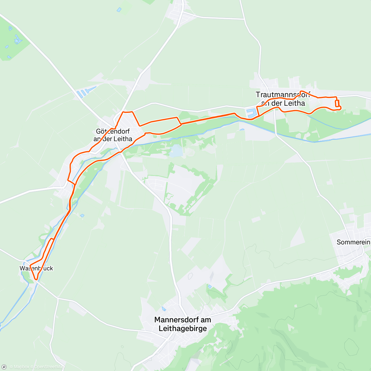 Mapa de la actividad (Silvesterlauf)