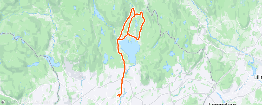 Map of the activity, Løpebølgen