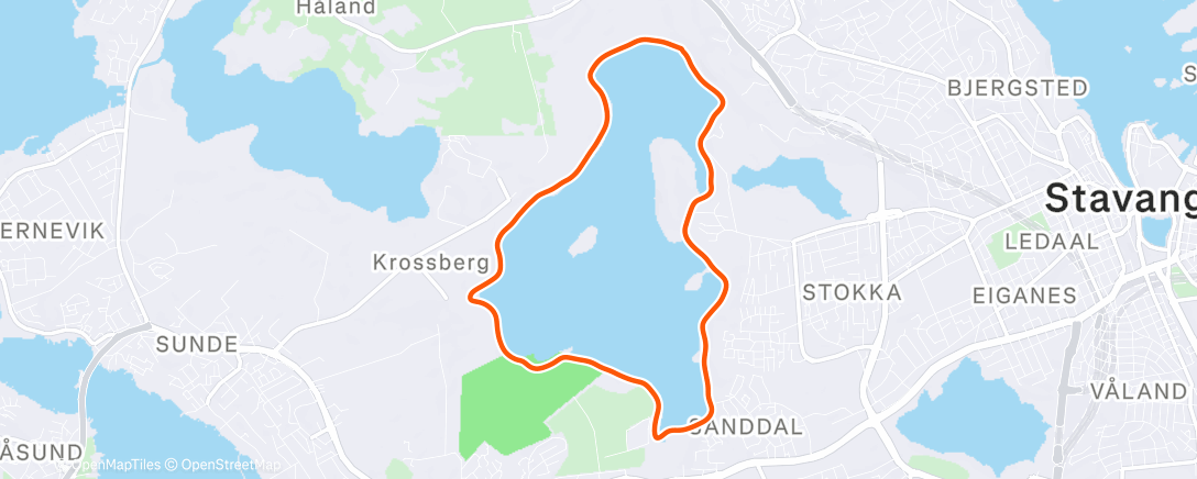 Map of the activity, Juleløpet 🎄🤶🎄