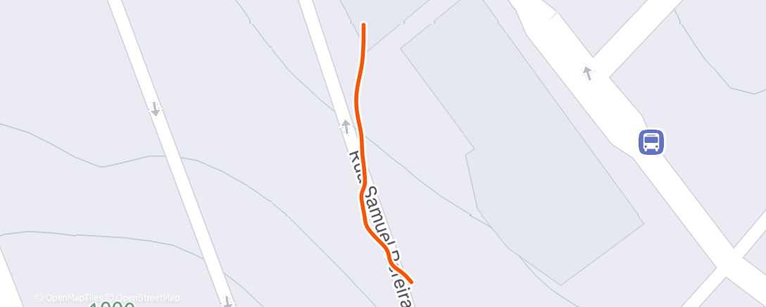 Map of the activity, Morning Run