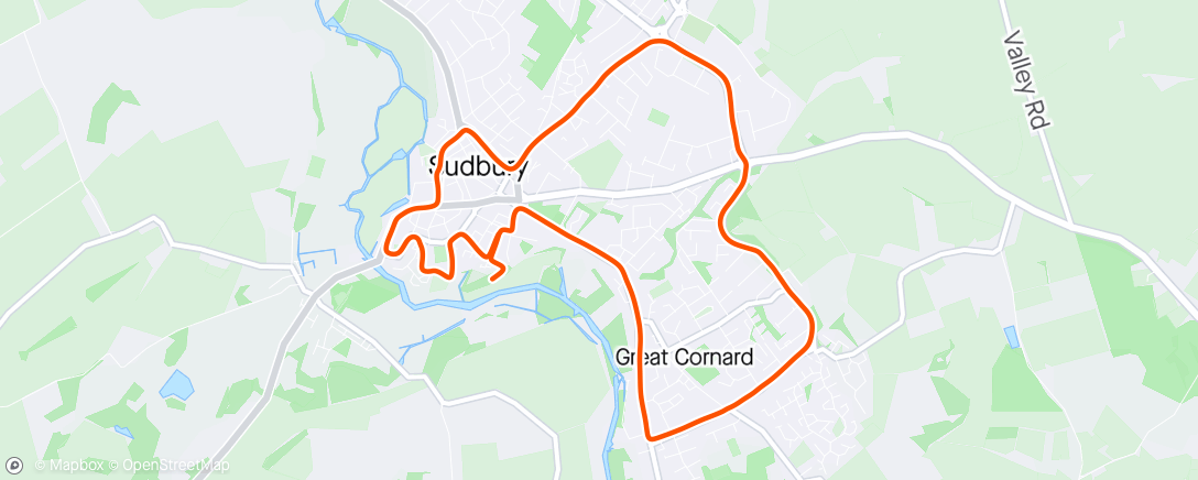 Map of the activity, Afternoon Run 🏃‍♀️🌤️