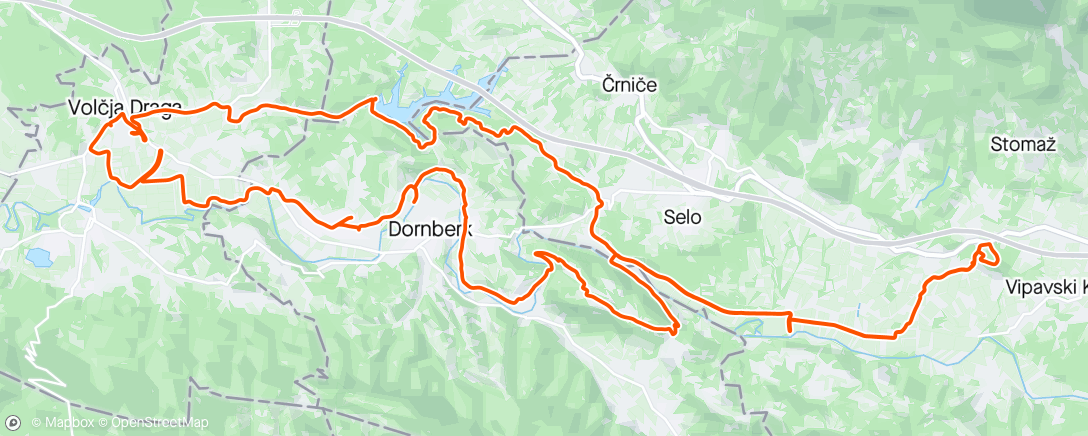 Map of the activity, Po dolini