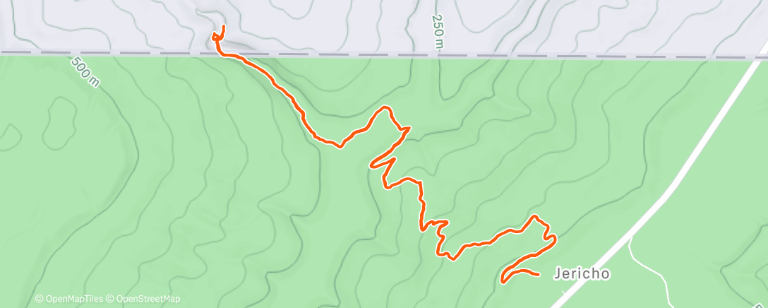 Map of the activity, Walls of Jericho is no joke
