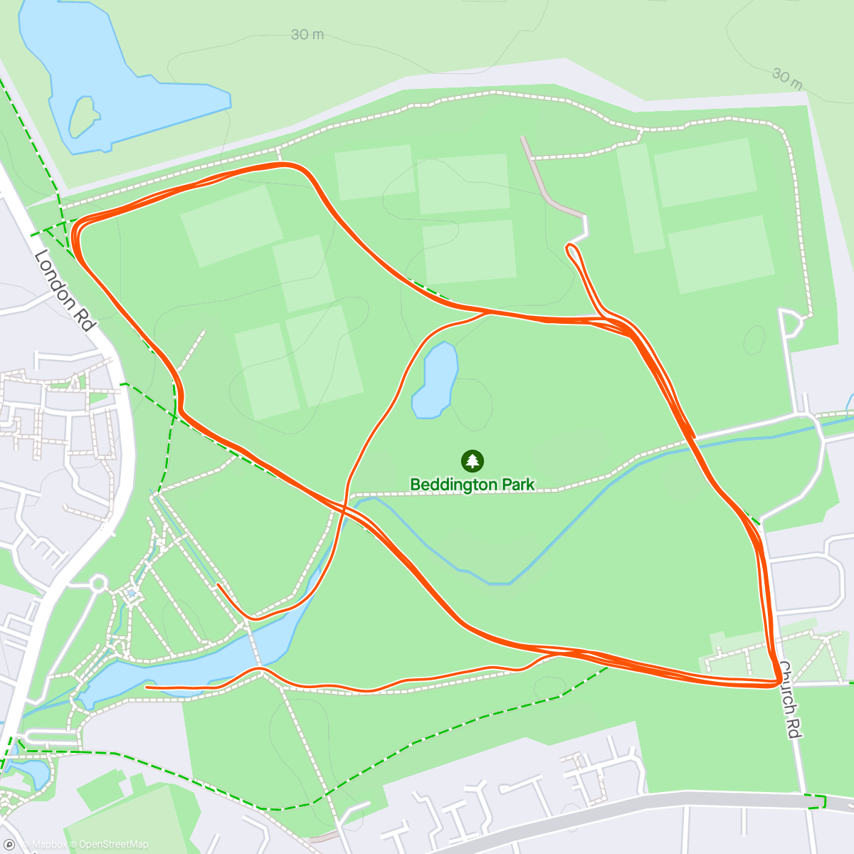 Map of the activity, WU, 5x1k, CD