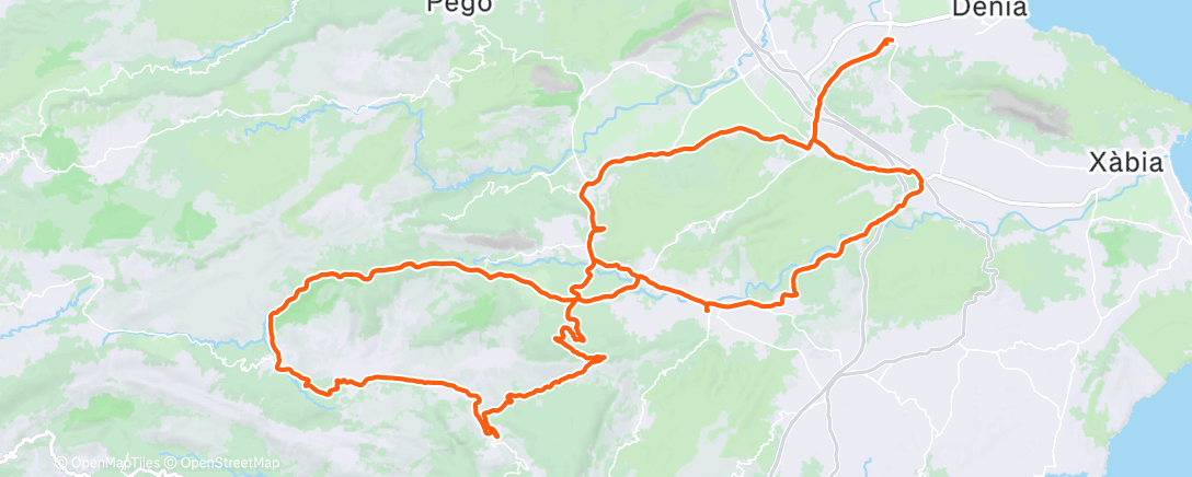 Map of the activity, Morning Ride