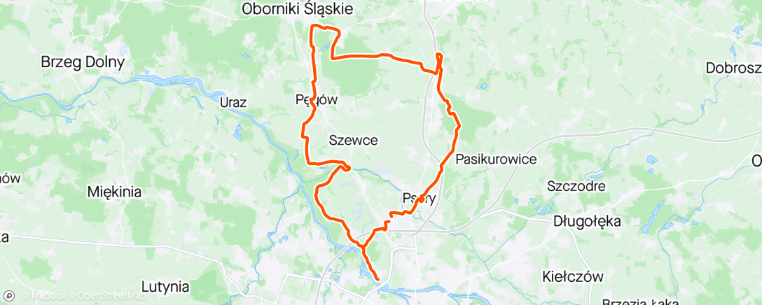 Map of the activity, CUG - pogoda jak na Walońskiej Strzale 🥶🌨️💨❄️