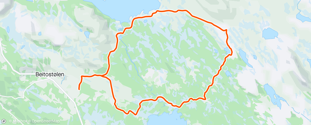 アクティビティ「Afternoon Nordic Ski」の地図