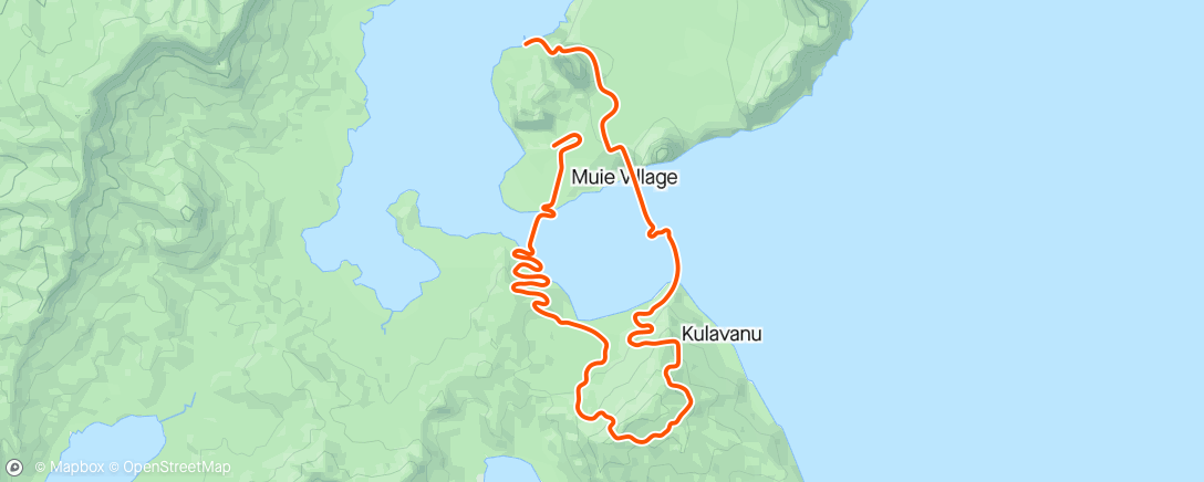 Mapa de la actividad, Zwift - Mountain Route in Watopia