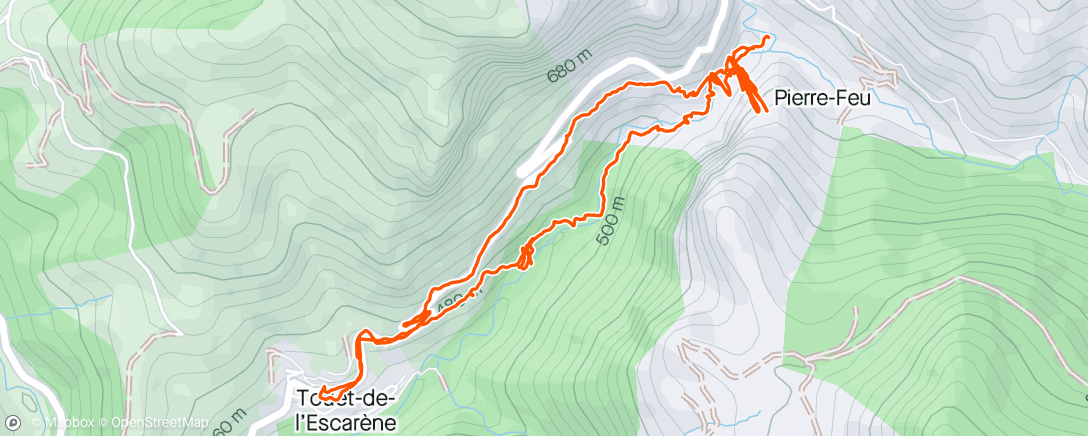 Map of the activity, Hike w/ Matt 💕 & Socca 🐺