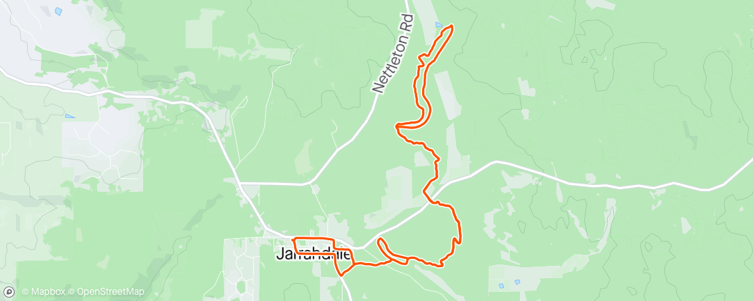 Map of the activity, Mid week trails 👌