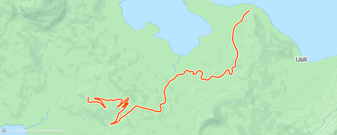 Mapa de la actividad, Zwift - JOIN Cycling - 20 min FTP test on Road to Sky in Watopia