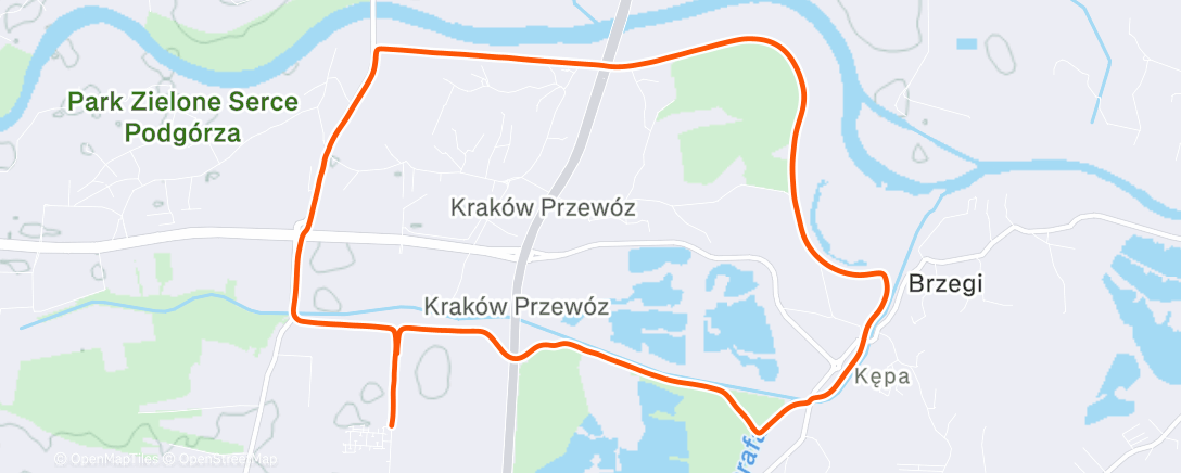 Карта физической активности (Afternoon Run)