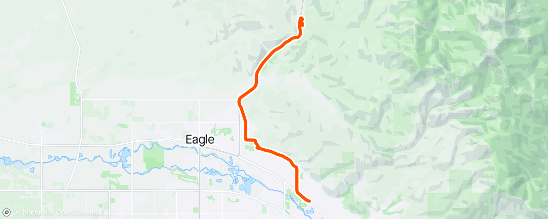 Map of the activity, First commute in a long while