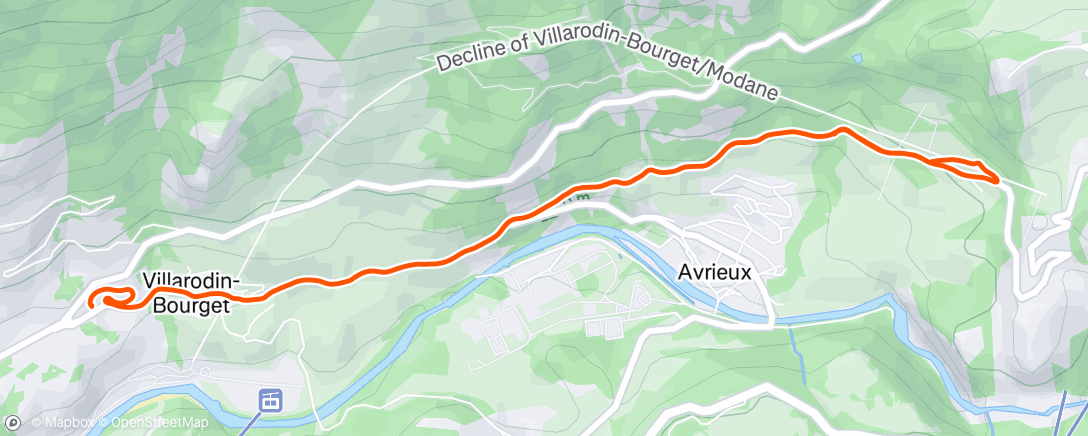 Map of the activity, Fin séance de côte récup.