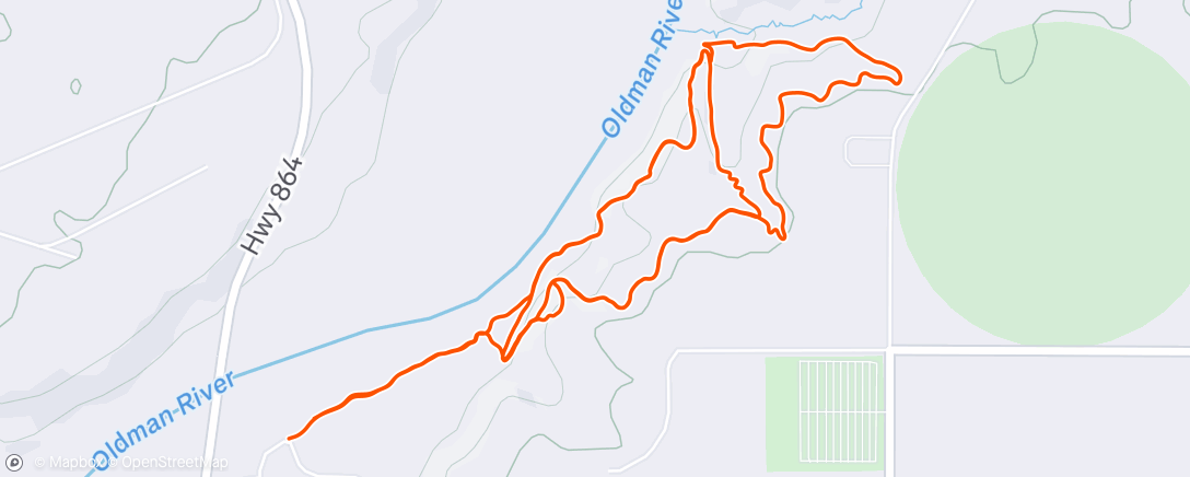Map of the activity, Taber