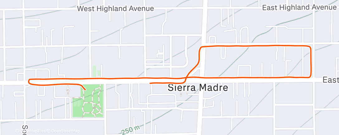 Карта физической активности (Afternoon Walk)