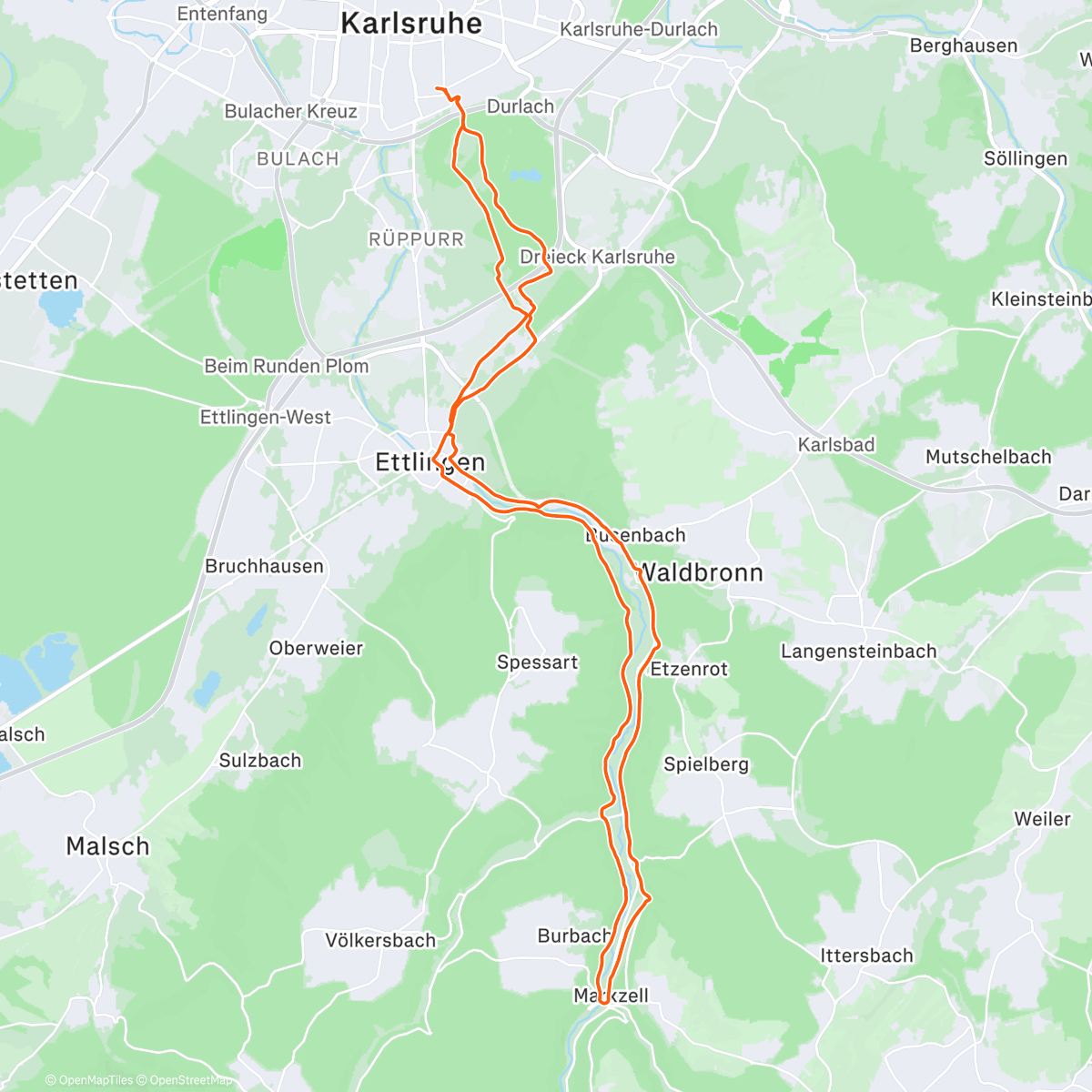 Map of the activity, 👣❄️❄️❄️👣