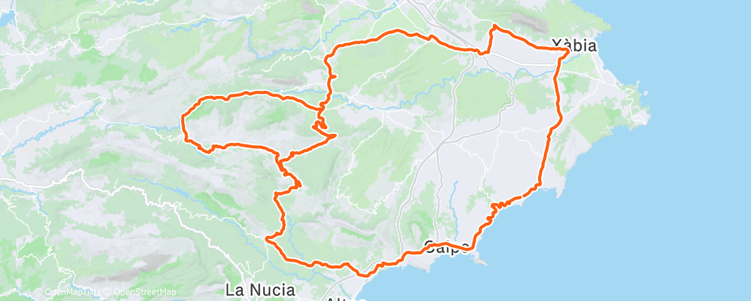 Map of the activity, Fahrt am Morgen