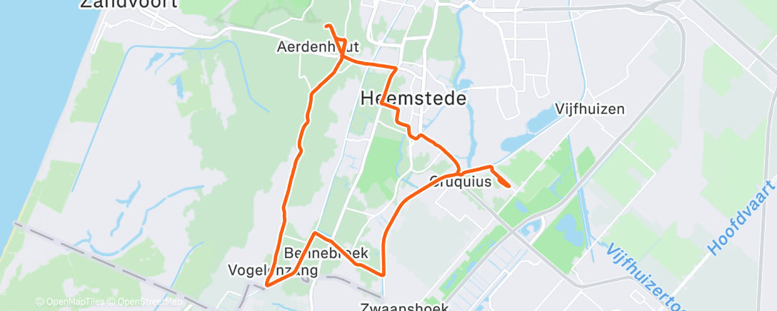 Map of the activity, Namiddagrit