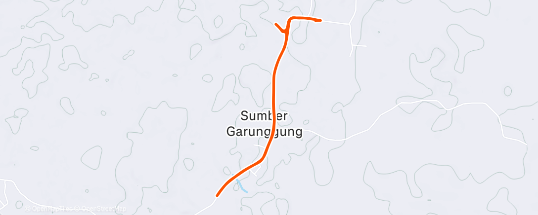 Map of the activity, Afternoon Ride