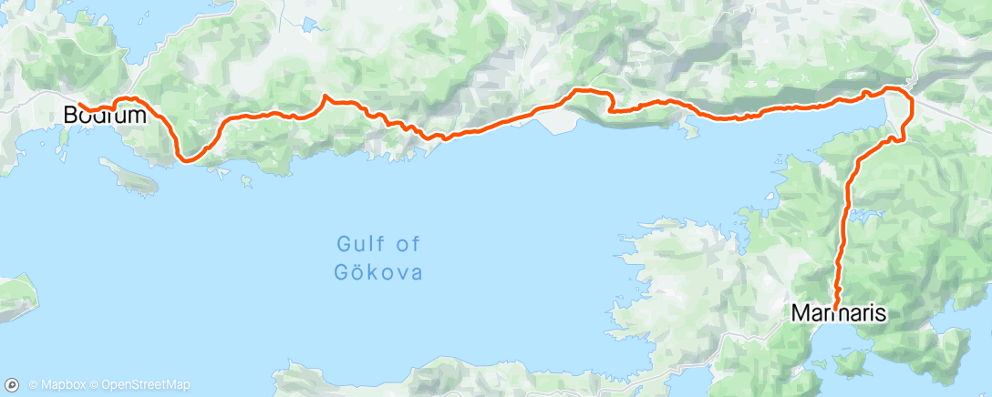 Map of the activity, Tour of Turkey - Stage 4