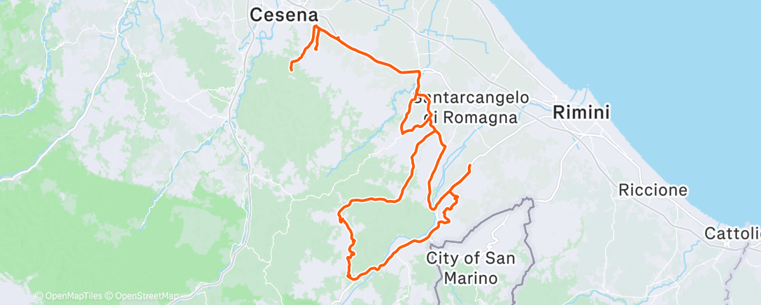 Map of the activity, Prima uscita col General System new season