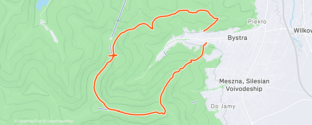 Mapa de la actividad (Lunch Hike)