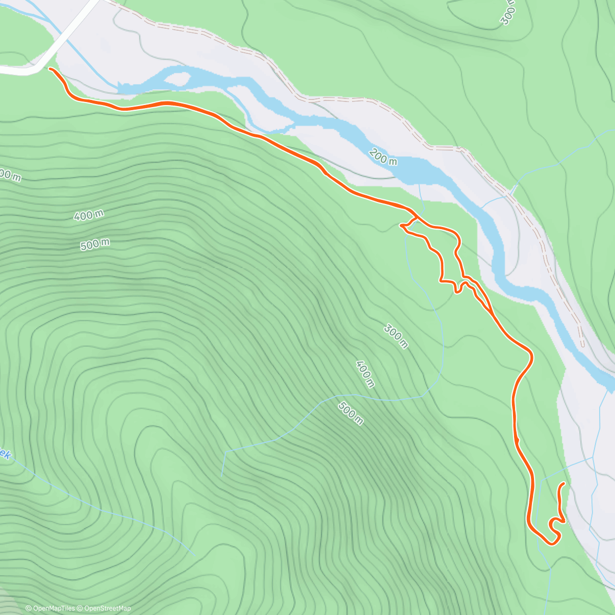 Map of the activity, Neuseeland - Fox Glacier - Aussicht auf den Fox Glacier