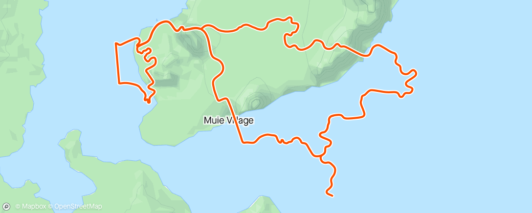 Карта физической активности (Zwift - Pacer Group Ride: Triple Flat Loops in Watopia with Maria)