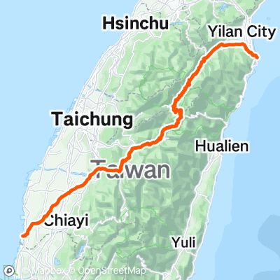 蘇澳港到布袋港 | 345.4 km Cycling Route on Strava