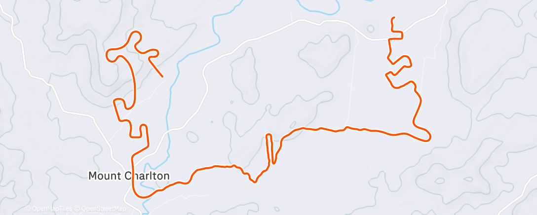 Map of the activity, MyWhoosh - Aus Outerloop
