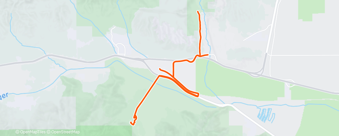 Map of the activity, Morning Ride