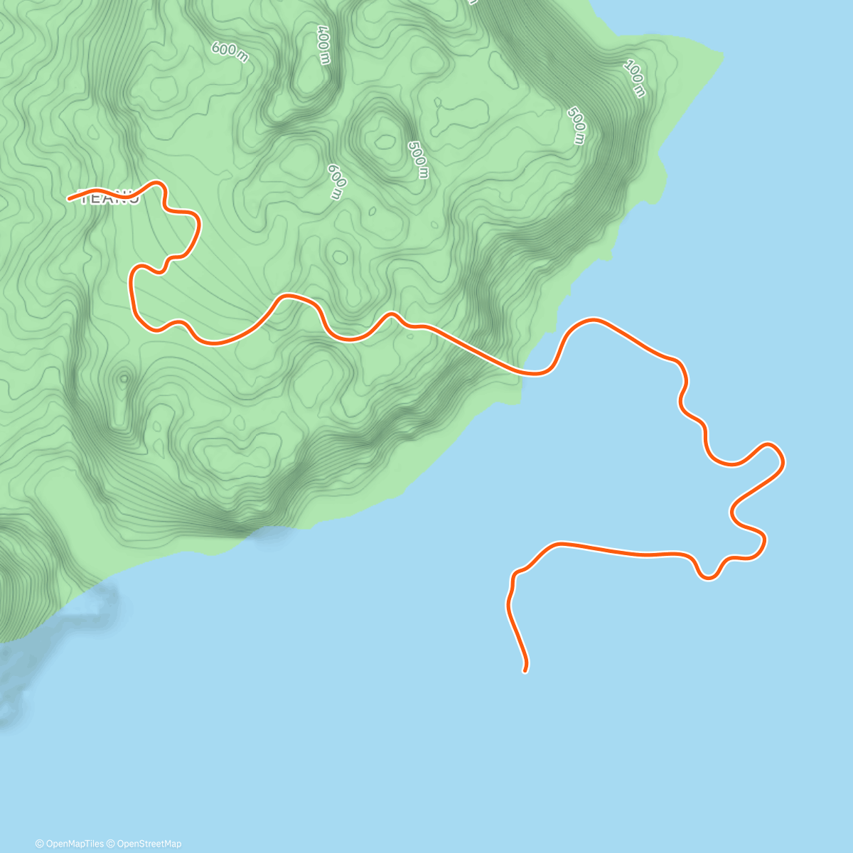 Map of the activity, Zwift - Tempus Fugit in Watopia
