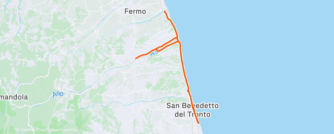 Map of the activity, Morning Ride