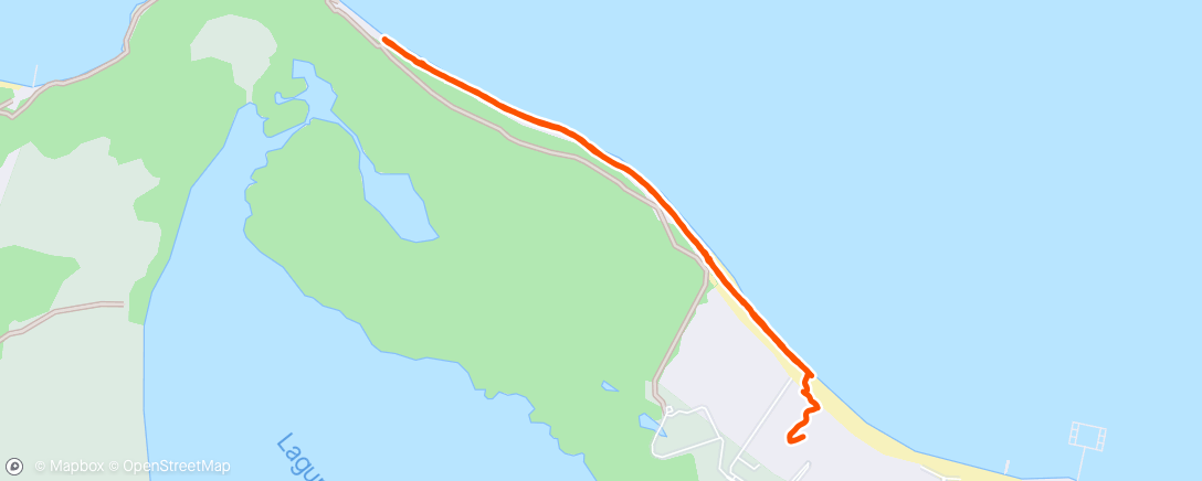 Map of the activity, Punta Cana Beach walk