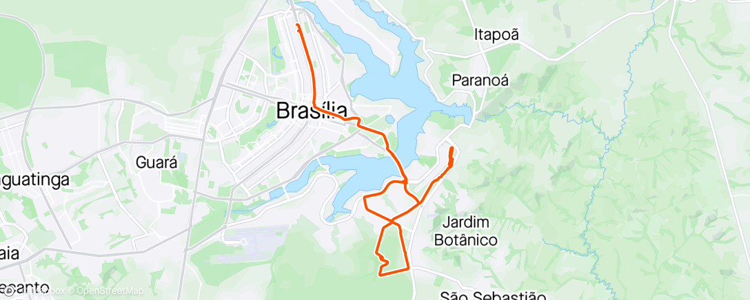 Map of the activity, Pedal sem rumo 07-04-2023