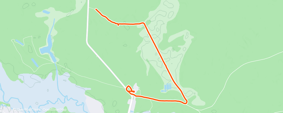 Map of the activity, Afternoon Walk