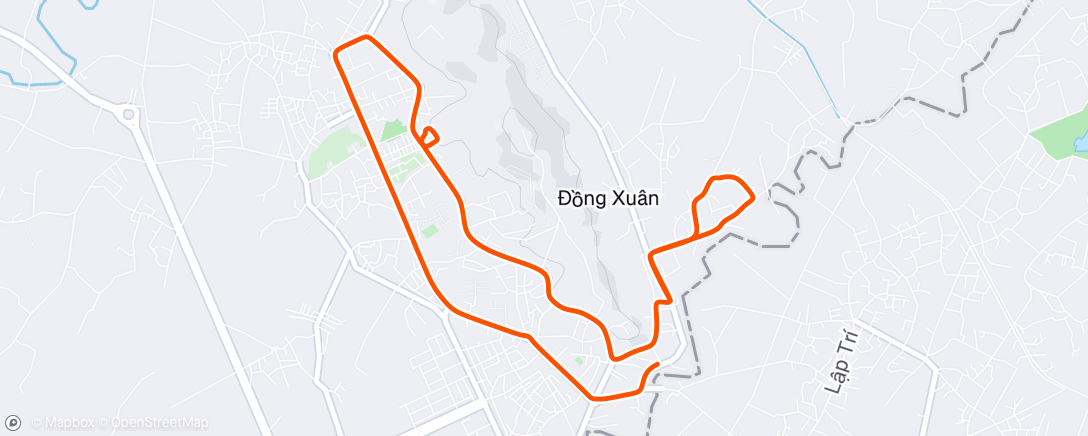 Map of the activity, Morning Ride