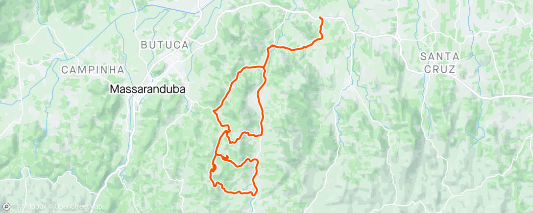 Map of the activity, Giro com a galera em Massaranduba 👊