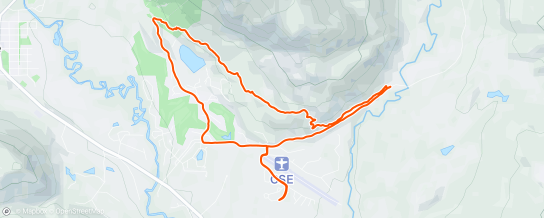 Map of the activity, Bridges/UU/Pointed Laccolith loop