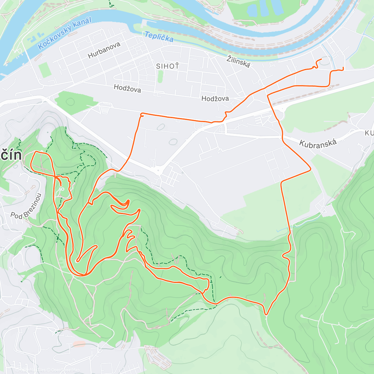 Map of the activity, Zábava v blatku s mladym💩👌