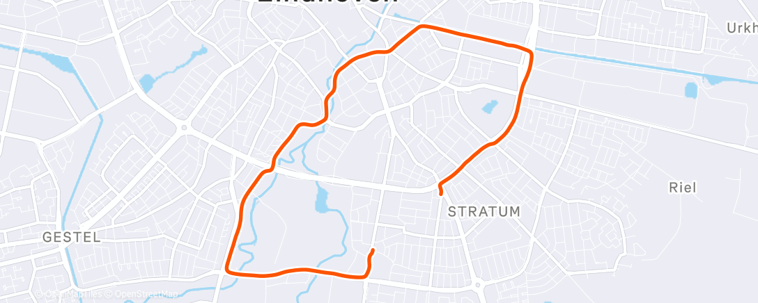 Mappa dell'attività Avondloop