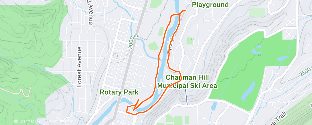 Карта физической активности (Cool running with Ce)