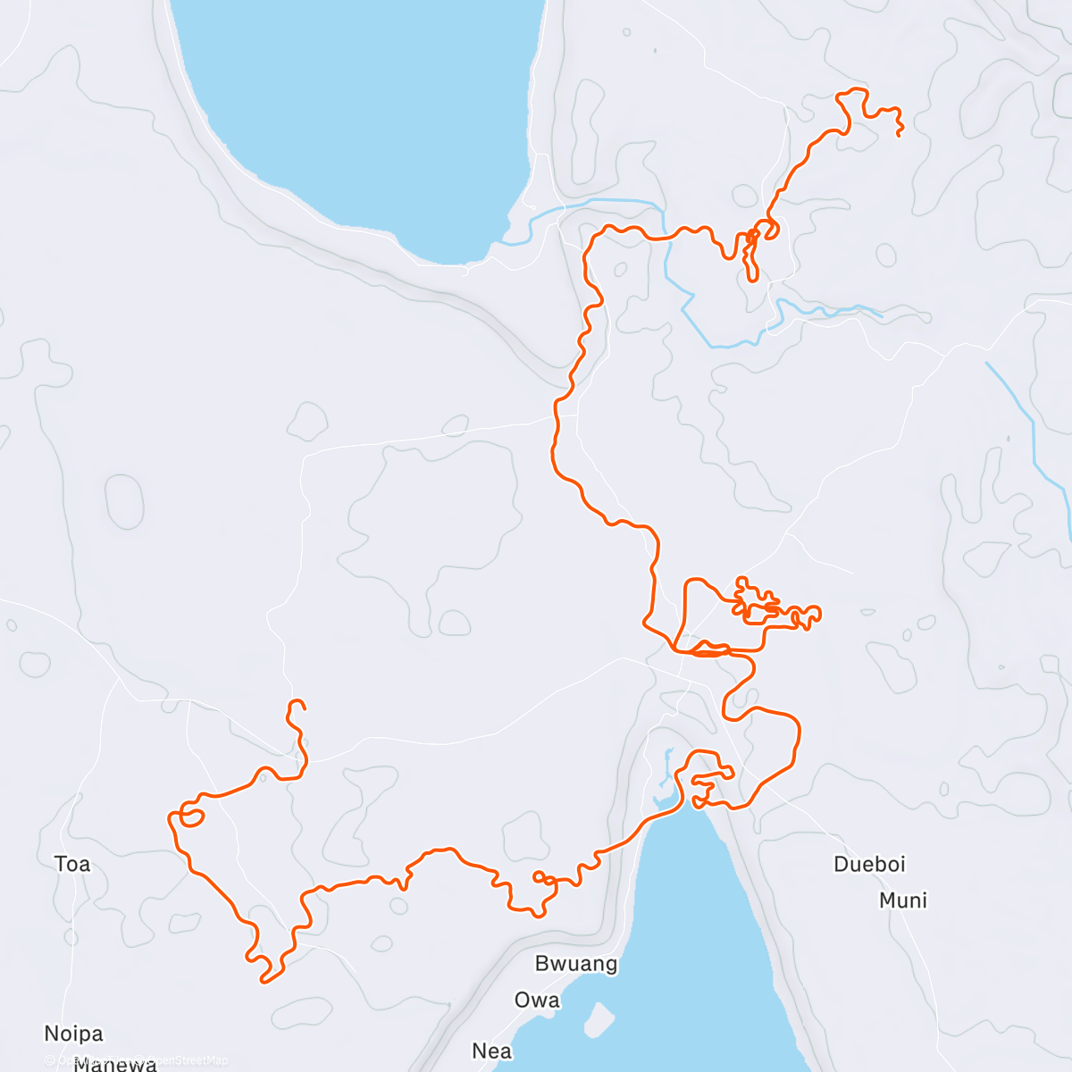 Map of the activity, Zwift - Group Ride: Long - Stage 1 - Tour de Zwift on Shisa Shakedown in Makuri Islands